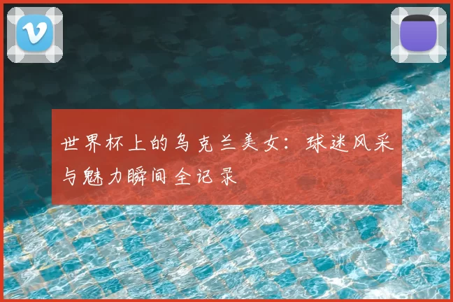 世界杯上的乌克兰美女:球迷风采与魅力瞬间全记录